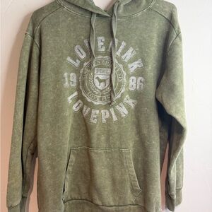 PINK Victoria's Secret Green Hoodie